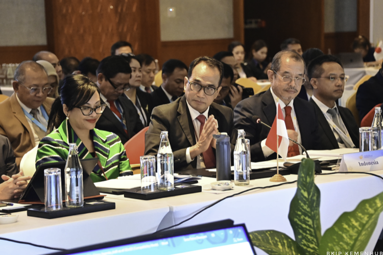 Menteri Perhubungan RI (Menhub) Budi Karya Sumadi di 29th ASEAN Transport Ministers Meeting and Associated Meetings (ATM) di Laos dalam keterangannya, Jumat (10/11/2023).