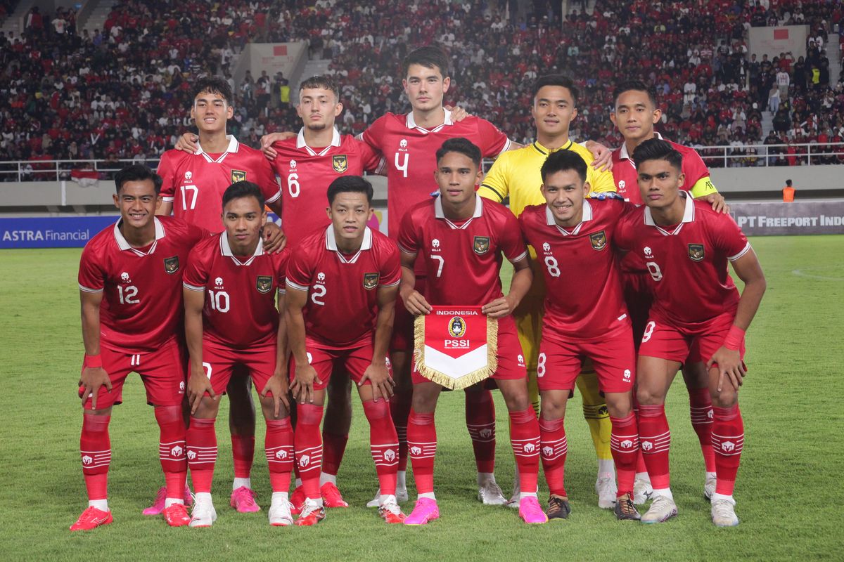 Susunan pemain timnas U23 Indonesia saat melawan Taiwan pada laga Grup K Kualifikasi Piala Asia U23 2024. Laga timnas U23 Indonesia vs Taiwan tersebut akan dilangsungkan di Stadion Manahan, Solo, pada Sabtu (9/9/2023) pukul 19.00 WIB. Artikel ini berisi susunan pemain Indonesia vs Turkmenistan pada Kualifikasi Piala Asia U23 2024.