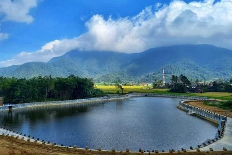 Embung Talago Mumbuang di Kabupaten Agam, Sumbar.