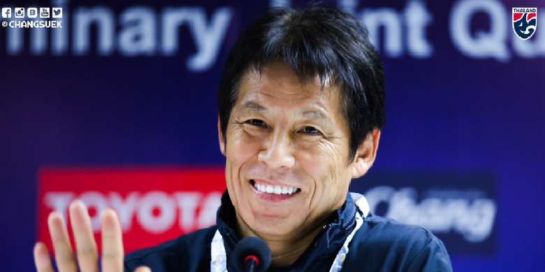 Pelatih Timnas Thailand saat ini Akira Nishino