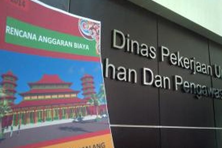 Gambar rencana Islamic Center Kota Malang, Rabu (23/4/2014).