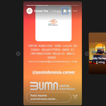 Hoaks Lowongan Kerja Dan Instagram Mengatasnamakan Pt Pos Indonesia Halaman All Kompas Com