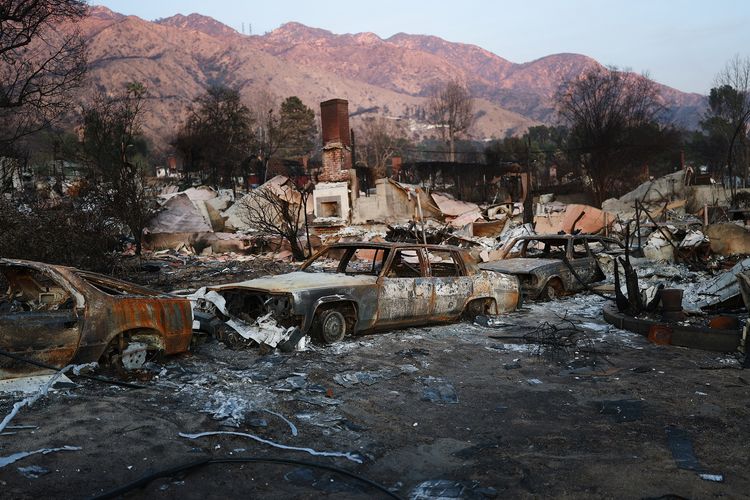 Kebakaran Los Angeles Padam: 3 Minggu Api Berkobar, Kerugian 4.000 Triliun