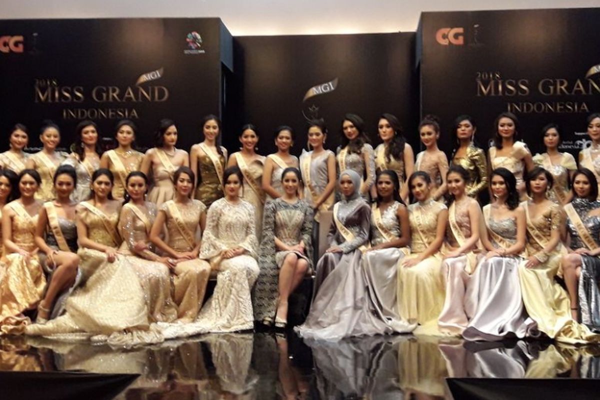 30 finalis Miss Grand Indonesia 2018
