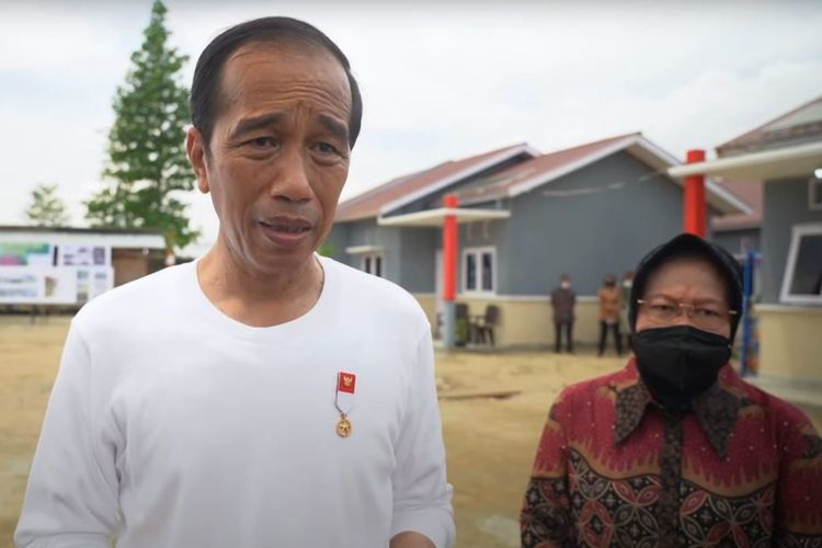 Presiden Jokowi meninjau Rumah Sehat Doyo Baru, di Distrik Waibu, Kabupaten Jayapura, Rabu (31/08/2022). 