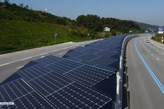 Solar Panel Canggih di Jalan Raya Korsel, Bisa Dilalui Pesepeda