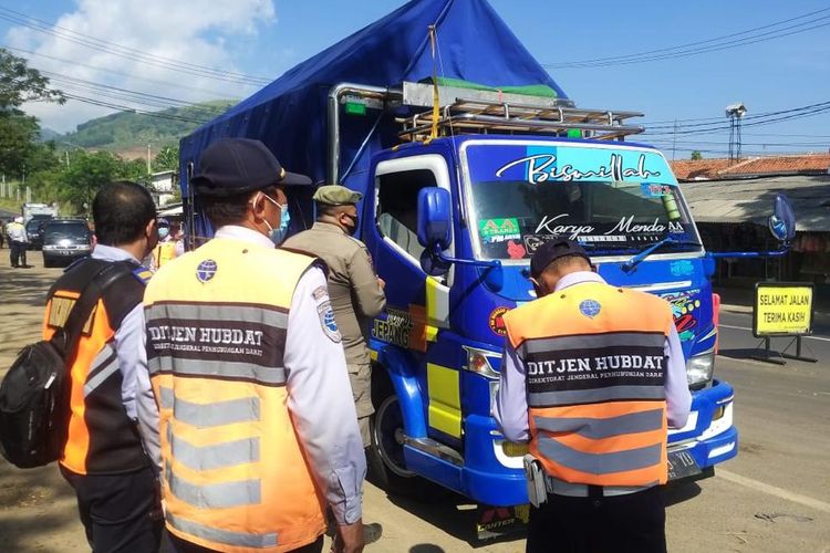 kemenhub lakukan pengecekaan di masa larangan mudik Lebaran