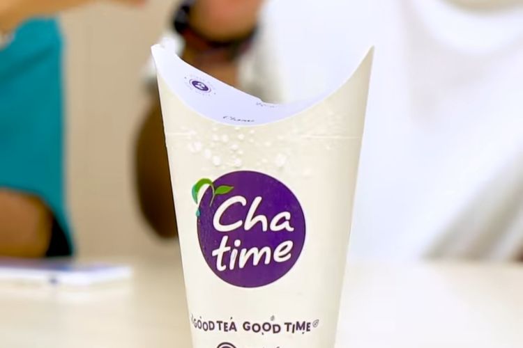 Cup ramah lingkungan dari Chatime. 