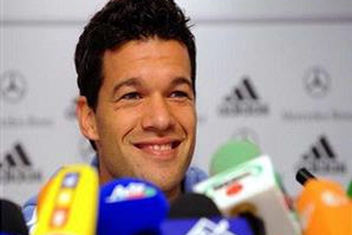 Gelandang Chelsea, Michael Ballack.