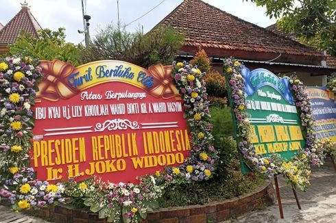 Lily Wahid Wafat, Jokowi dan Ma'ruf Amin Kirim Karangan Bunga ke Tebuireng Jombang
