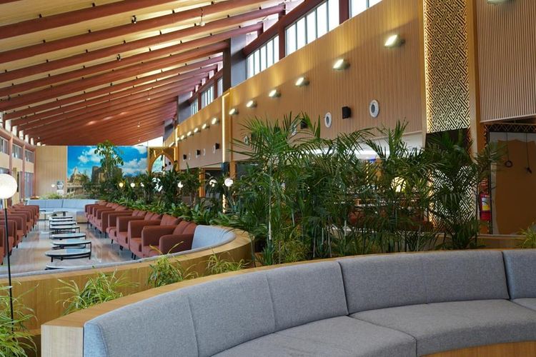 Salah satu bagian yang ada di Terminal Khusus Haji dan Umrah 2F Bandara Soekarno-Hatta.