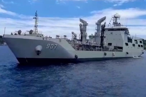 Spesifikasi KRI Bontang-907, Kapal Perang TNI AL yang Bisa Isi BBM dari Tengah Laut