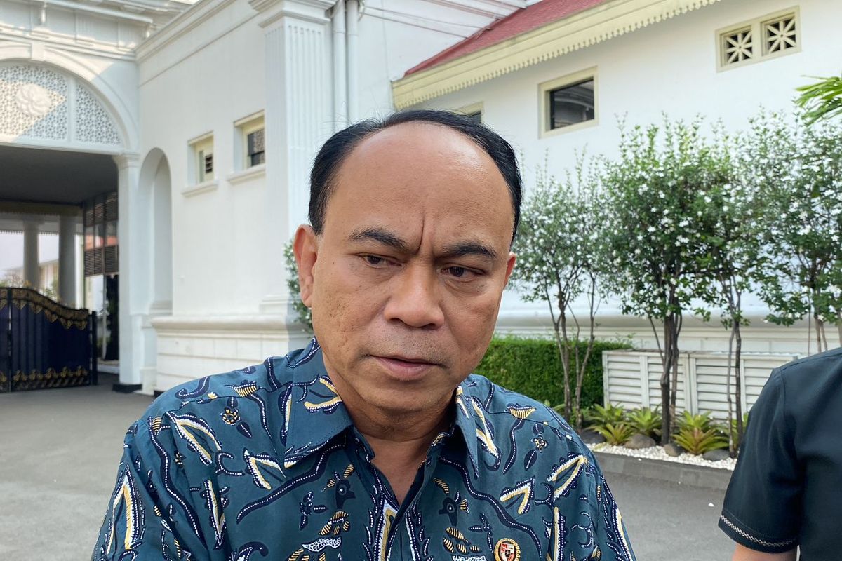 Menteri Komunikasi dan Informatika Budi Arie Setiadi di Komplek Istana Kepresidenan Jakarta, Rabu (31/7/2024).