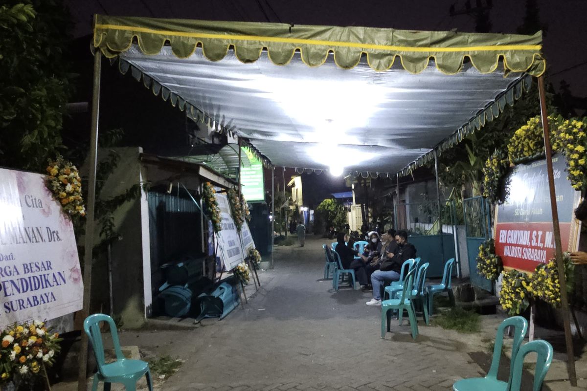 Situasi rumah duka korban tewas kecelakaan Tol Boyolali, Sabtu (13/7/2024).
