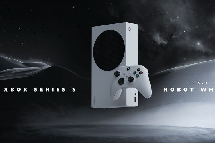 Microsoft mengumumkan Xbox Series S dengan varian warna putih (Robot White) dan SSD 1 TB.