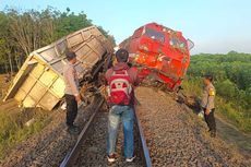 Kronologi Kereta Tabrak Truk Tebu di Lampung, PT KAI Bakal Tuntut Sopir