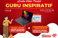 Alfamart Gelar Lomba Video Inspiratif Guru Berhadiah Laptop dan Uang Tunai