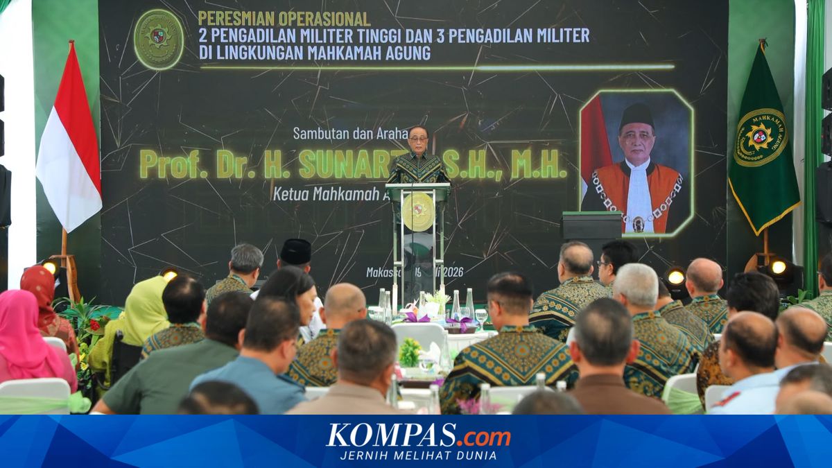 MA Resmikan Operasional 5 Pengadilan Militer