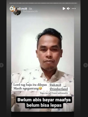 Instagram Story Lord Adi MCI 8.