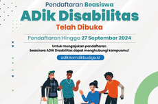 Kemendikbud Buka Beasiswa ADiK Disabilitas 2024 bagi Mahasiswa