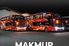 Intip Kabin Bus Tingkat PO Makmur, Punya Tiga Kelas di Satu Kabin