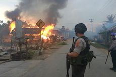 87 Rumah Warga Dibakar, 700 Warga Desa Gunung Jaya Mengungsi