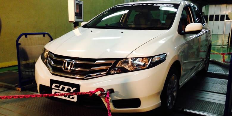 Honda City CNG akan melalui serangkaian tes di BPPT.