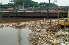 Ini Penampakan Sungai di DKI yang Paling Banyak Sampahnya