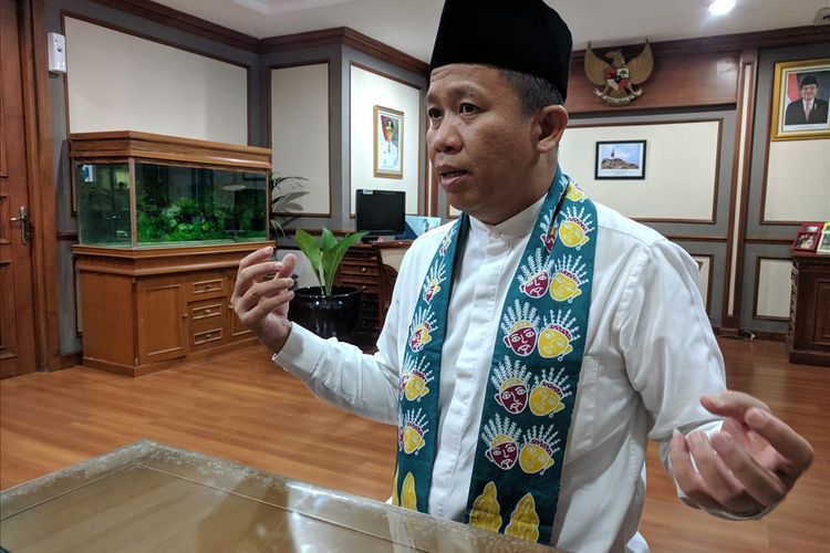 Wakil Wali Kota Jakarta Utara, Ali Maulana Hakim di Kantornya, Jumat (19/7/2019)