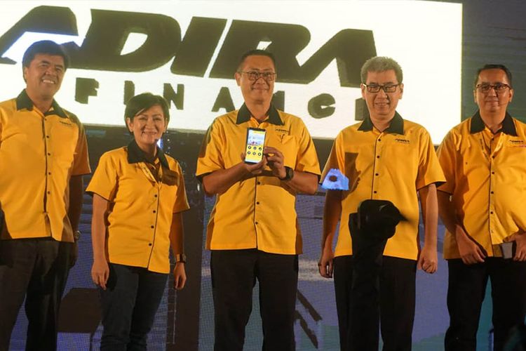 Adira Finance meluncurkan aplikasi untuk ponsel Android, Akses, Rabu (21/2/2018).