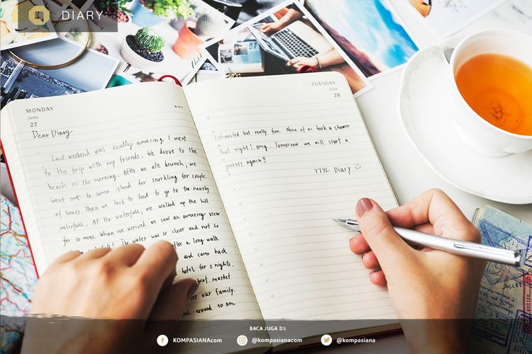 ilustrasi Sub-kategori: Diary