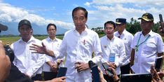 Kunjungan ke Sulteng, Jokowi Apresiasi Gebrakan Mentan Amran Lakukan Percepatan Tanam Padi