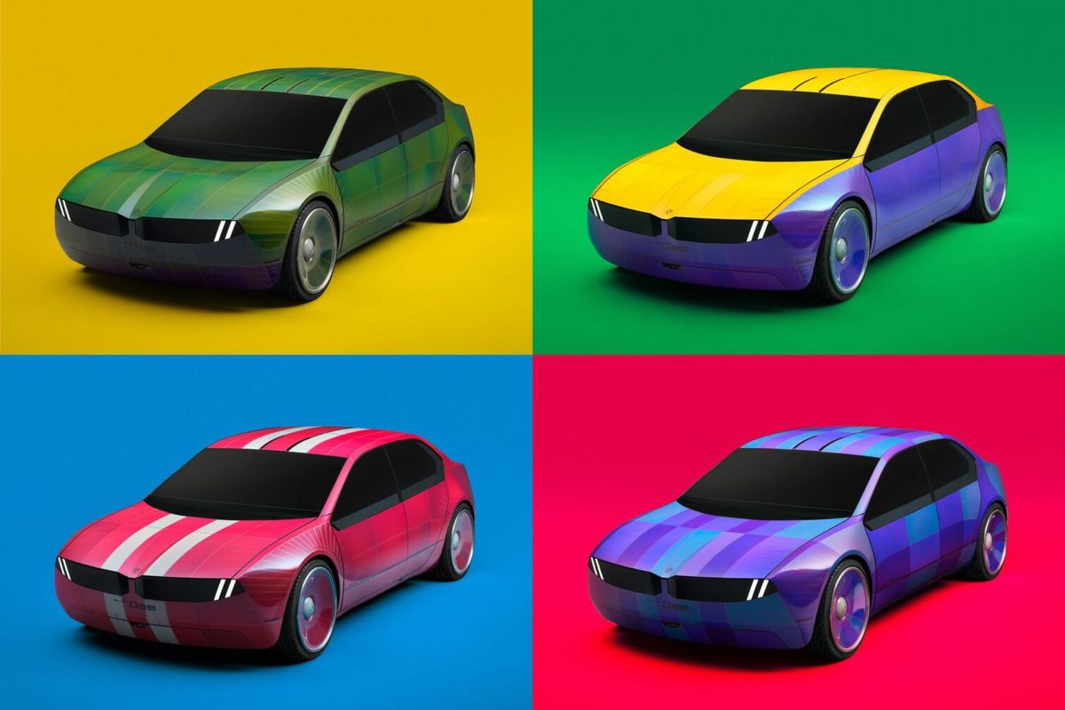 BMW pamer konsep mobil dengan teknologi E-ink 240 colors dalam acara Consumer Electronics Show (CES 2023)