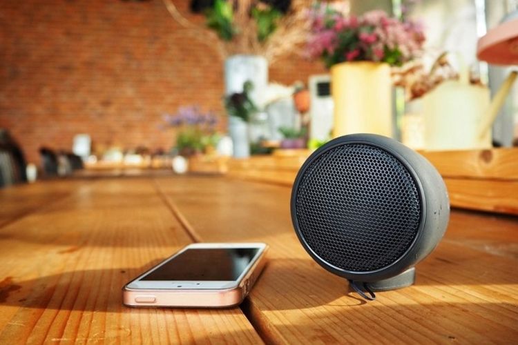 Ilustrasi speaker bluetooth.