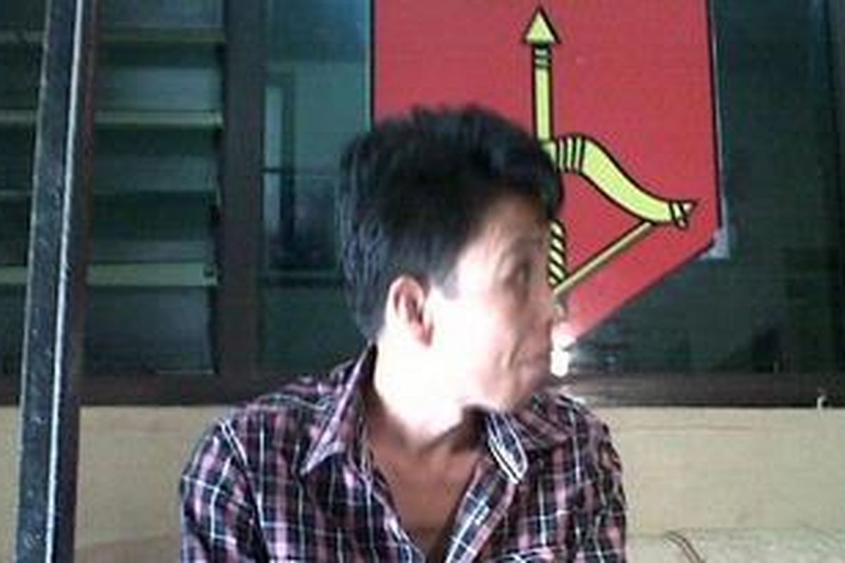 Pelaku penjambretan di mal diamankan di Polsek Laweyan Solo.