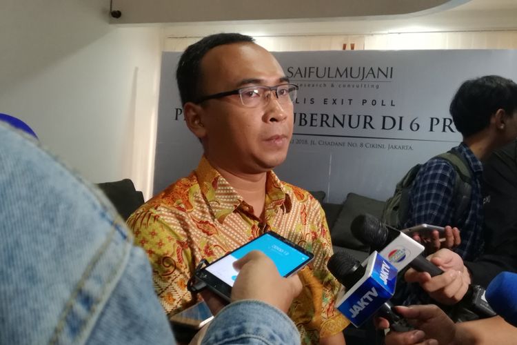 Direktur Riset Saiful Mujani Research and Consulting (SMRC) Deni Irvani