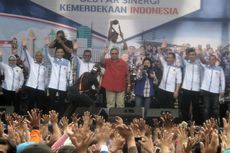 Hadiri Peringatan HUT RI Demokrat, SBY Tampil dengan Kemeja Merah