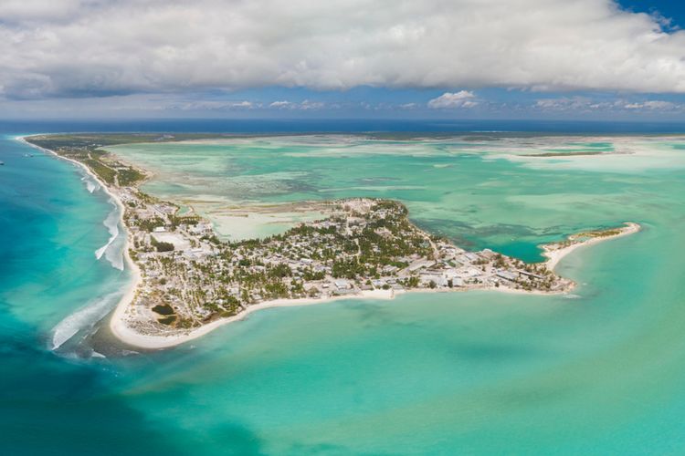 Pulau Kirimati di Kiribati