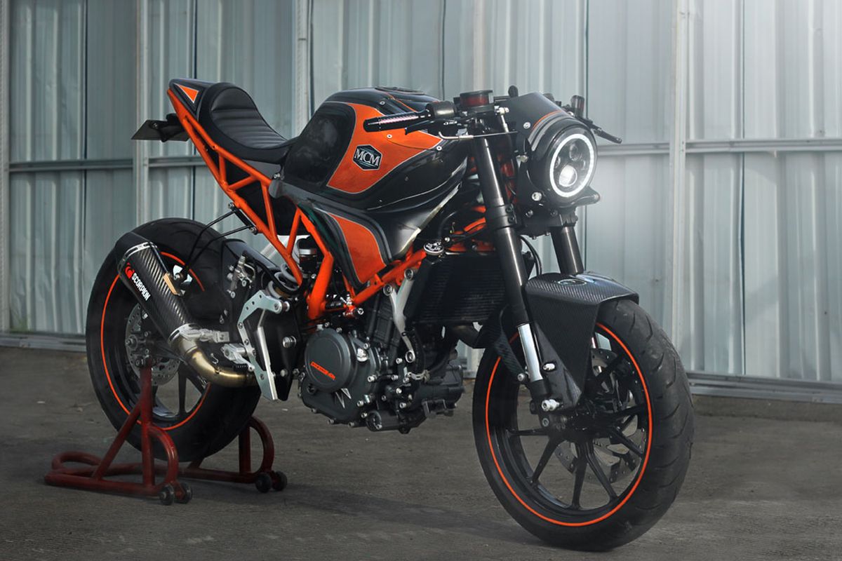 KTM RC 250 bergaya cafe racer garapan Minority Custom Motorcycles