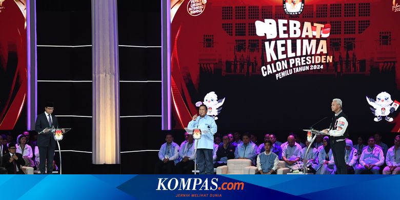 Saat Prabowo Sudahi Konferensi Pers Debat Kelima Pilpres Tanpa Sesi Tanya-Jawab Wartawan