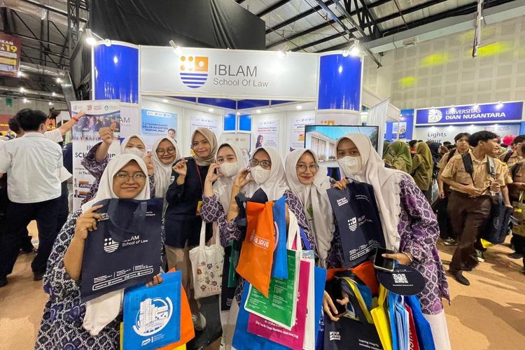 IBLAM School of Law berpartisipasi dalam Education Fair di Balai Kartini, Jakarta, mulai Rabu (10/1/2024) hingga Jumat (12/1/2024).