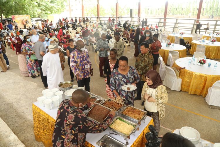 Suasana jalannya acara 2nd Indonesian Cultural Day (ICD) di Dar es Salaam, Tanzania.