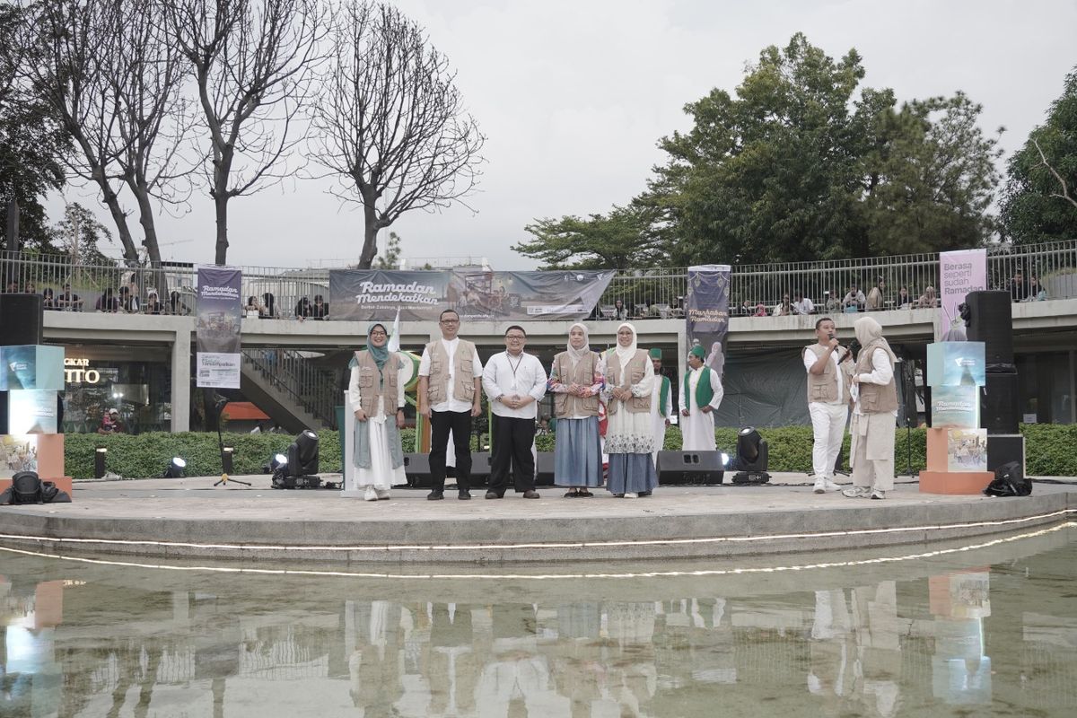 Dalam menyambut Ramadhan 1445 H, Dompet Dhuafa menggelar Tarhib Ramadhan di Taman Literasi Martha C Tiahahu, Blok M, Jakarta, Minggu (25/2/2024).