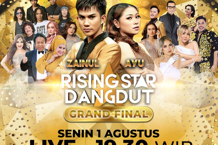 Malam puncak Grand Final Rising Star Dangdut akan mempertemukan Zainul dan Ayu. 