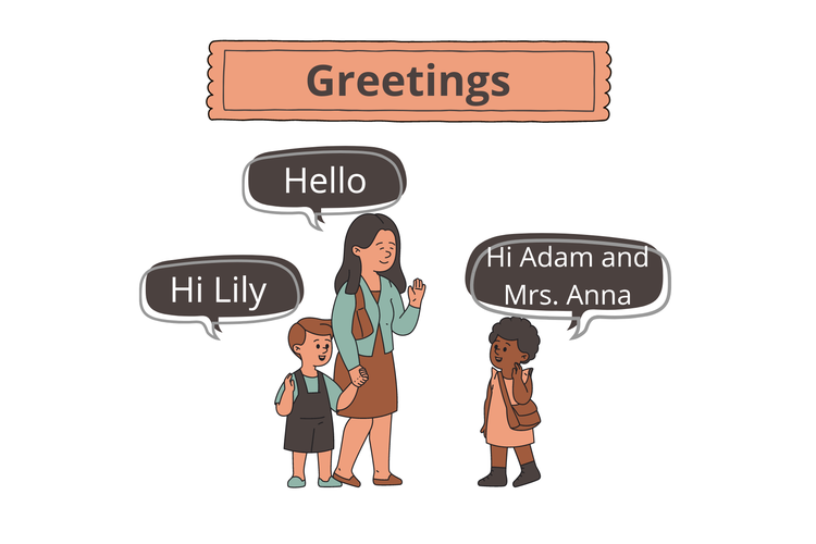 Kata Hi dan hello adalah contoh greetings atau salam dalam Bahasa Inggris