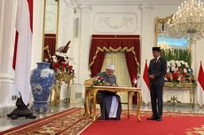 Presiden Jokowi Bertemu Grand Syekh Al Azhar di Istana Merdeka Jakarta