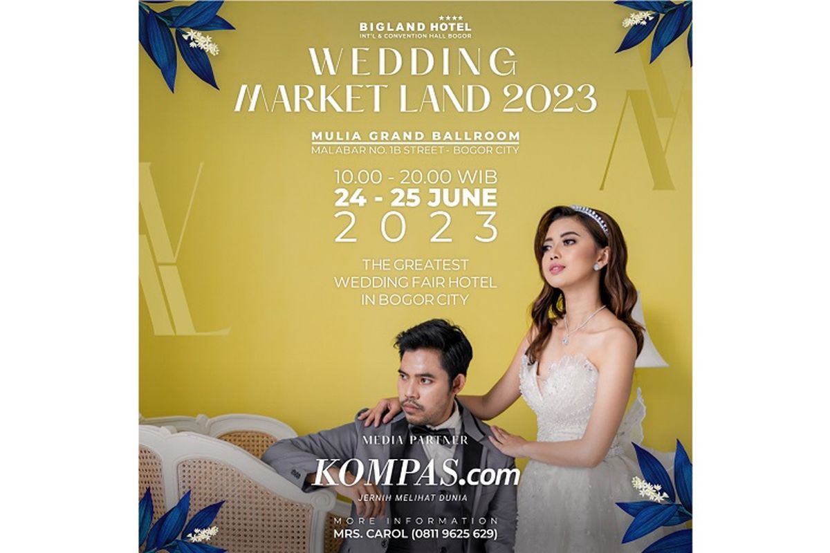 Wedding Market Land hadirkan sejumlah vendor pernikahan terbaik.