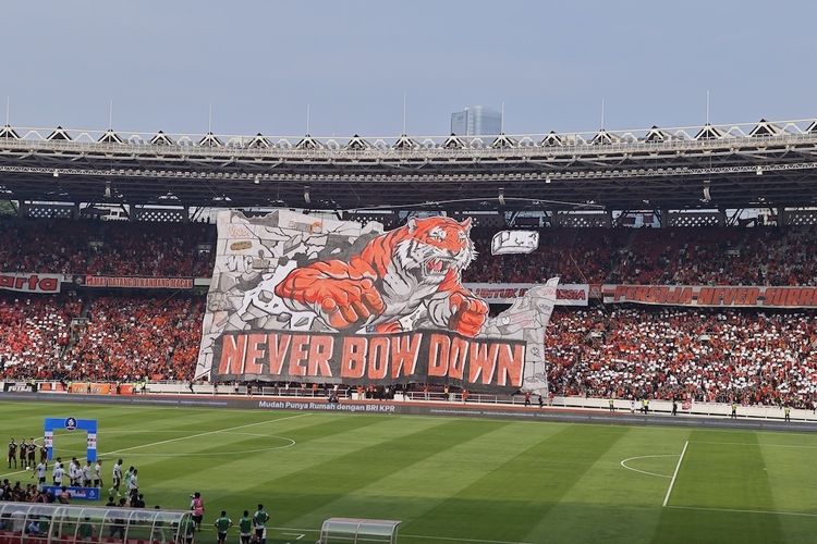 Koreografi The Jakmania Bakar Semangat Persija, Persib Tumbang di GBK