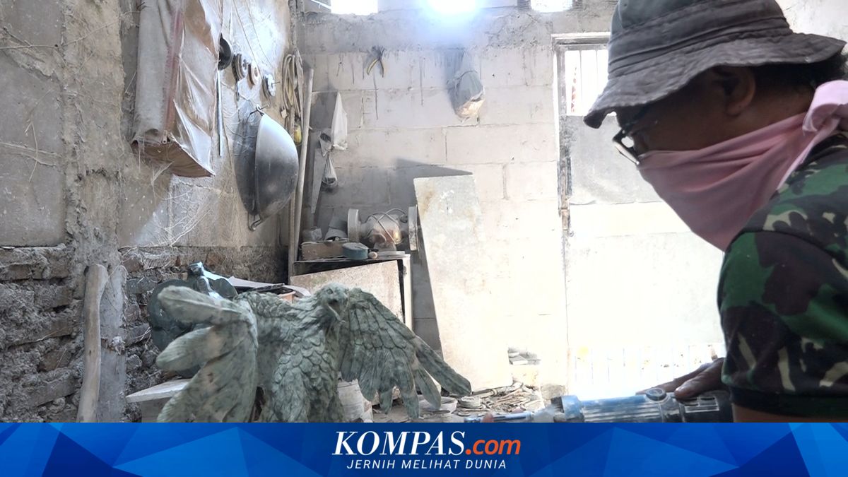 Menjaga Denyut Seni Ukir Batu di Kebumen, Suhanto Terkendala Pesanan yang Tak Tentu