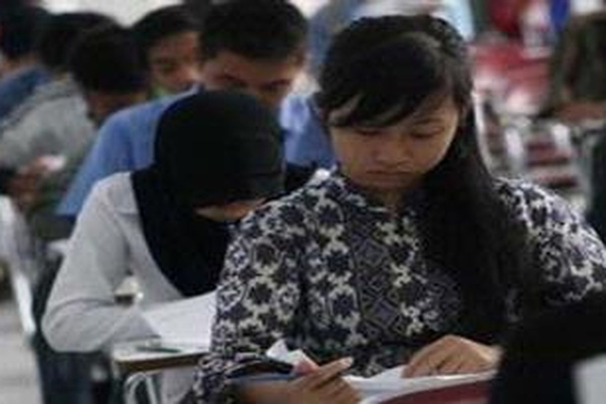 Ilustrasi: Ujian SNMPTN 